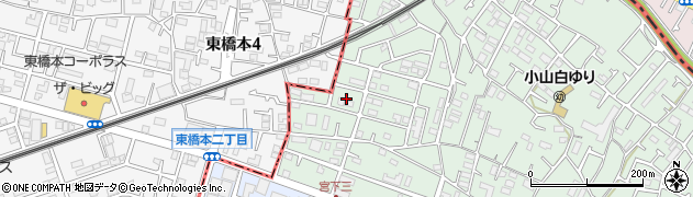 神奈川県相模原市中央区宮下本町3丁目45周辺の地図