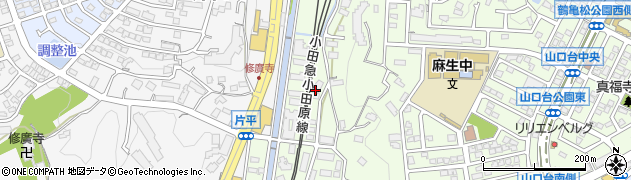 神奈川県川崎市麻生区上麻生4丁目56周辺の地図