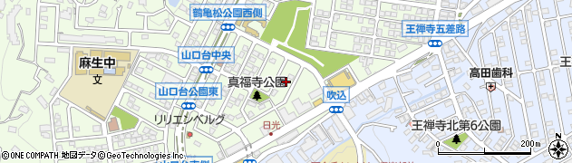神奈川県川崎市麻生区上麻生4丁目5周辺の地図