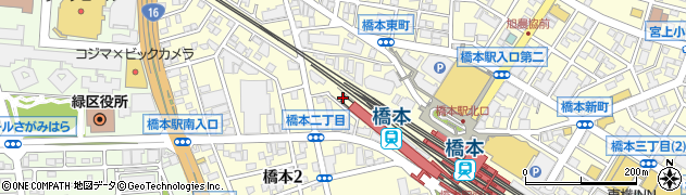 相模原市営　橋本駅南口第２自転車駐車場周辺の地図