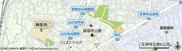 神奈川県川崎市麻生区上麻生4丁目7周辺の地図