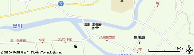黒川デイサービスセンター気楽園周辺の地図