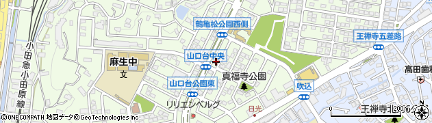 山口台会館周辺の地図