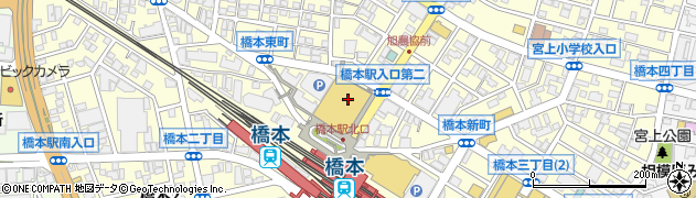 メガネの愛眼　イオン橋本店周辺の地図