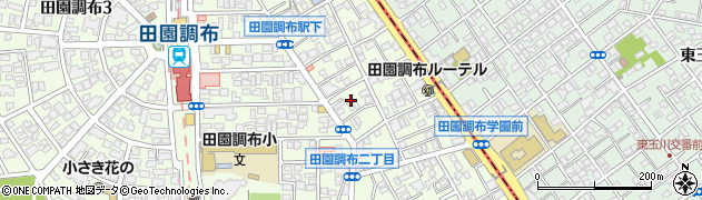 東京都大田区田園調布2丁目39周辺の地図