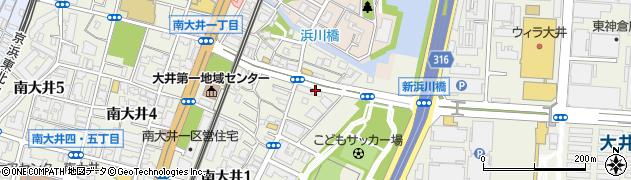 ドミノ・ピザ　立会川店周辺の地図
