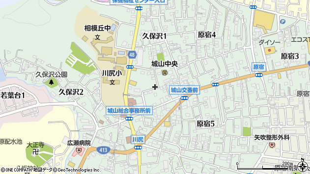 〒252-0105 神奈川県相模原市緑区久保沢の地図