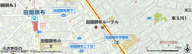 東京都大田区田園調布2丁目37周辺の地図