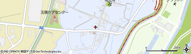 山梨県中央市極楽寺周辺の地図