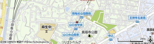 神奈川県川崎市麻生区上麻生4丁目46周辺の地図