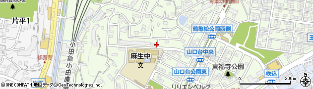 神奈川県川崎市麻生区上麻生4丁目43-1周辺の地図