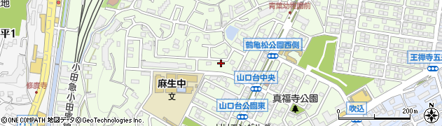 神奈川県川崎市麻生区上麻生4丁目44周辺の地図