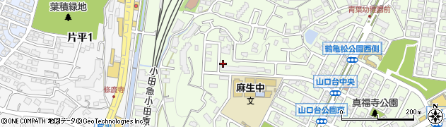 神奈川県川崎市麻生区上麻生4丁目43周辺の地図