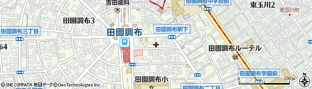 東京都大田区田園調布2丁目49周辺の地図