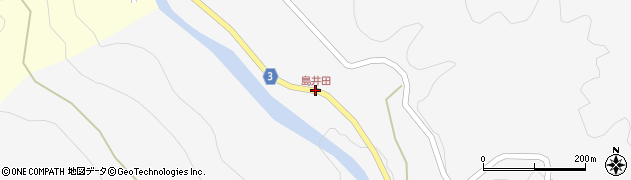 島井田周辺の地図