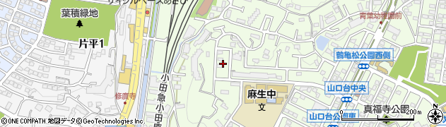 神奈川県川崎市麻生区上麻生4丁目42周辺の地図
