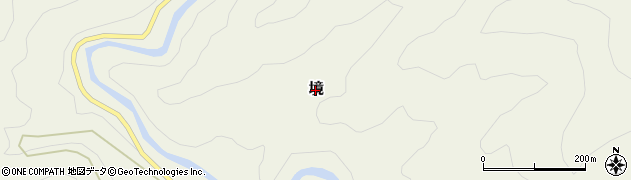 兵庫県新温泉町（美方郡）境周辺の地図