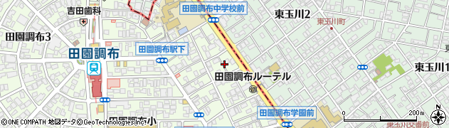 東京都大田区田園調布2丁目46周辺の地図