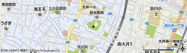 東京都品川区大井6丁目周辺の地図