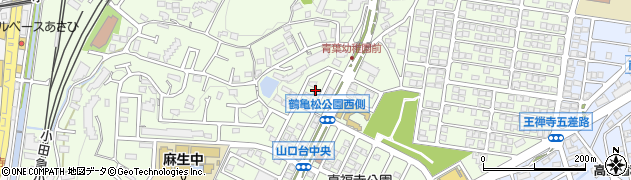 神奈川県川崎市麻生区上麻生4丁目48周辺の地図