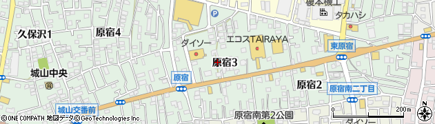神奈川県相模原市緑区原宿周辺の地図
