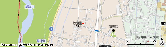 山梨県中央市臼井阿原681-2周辺の地図