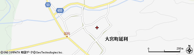 京都府京丹後市大宮町延利周辺の地図