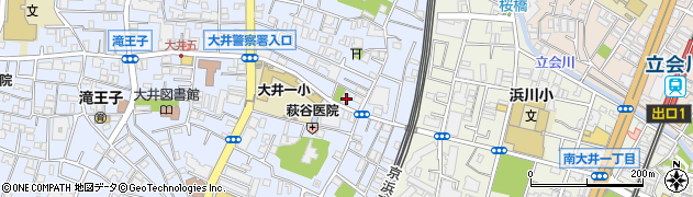 東京都品川区大井4丁目29-22周辺の地図