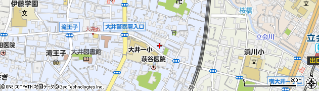 東京都品川区大井4丁目29-25周辺の地図