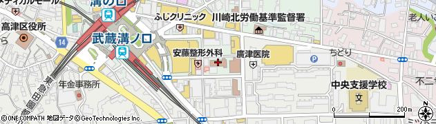 川崎市教育委員会地名資料室周辺の地図