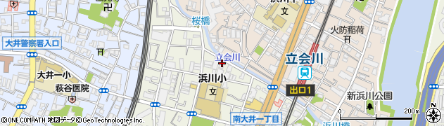 さわやか信用金庫立会川支店周辺の地図