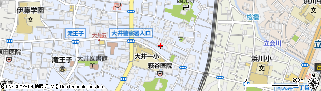 東京都品川区大井4丁目29周辺の地図