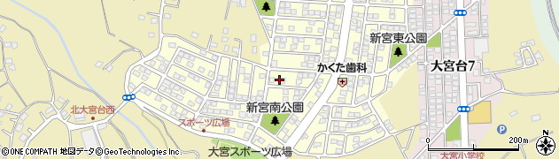 千葉県千葉市若葉区北大宮台周辺の地図