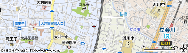 東京都品川区大井4丁目26周辺の地図