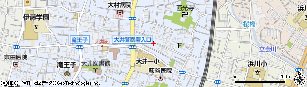 東京都品川区大井4丁目29-8周辺の地図