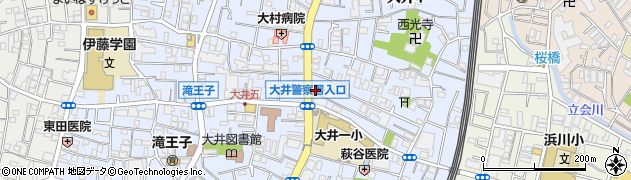 東京都品川区大井4丁目29-36周辺の地図
