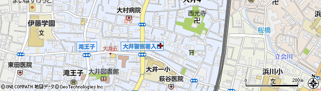 東京都品川区大井4丁目29-5周辺の地図