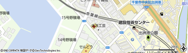 三菱レンタカー千葉みなと営業所周辺の地図