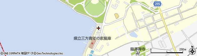 福井県　県立艇庫周辺の地図