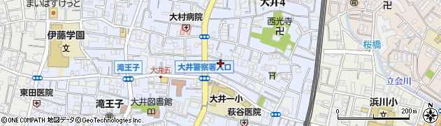 東京都品川区大井4丁目29-3周辺の地図