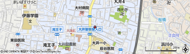 東京都品川区大井4丁目29-2周辺の地図