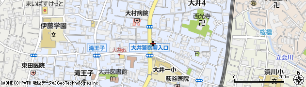 東京都品川区大井4丁目29-38周辺の地図
