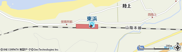 東浜駅周辺の地図