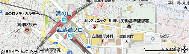 プラスアイ 溝口駅前店周辺の地図