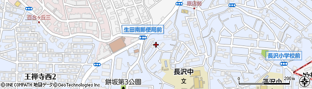 餅坂第2公園周辺の地図