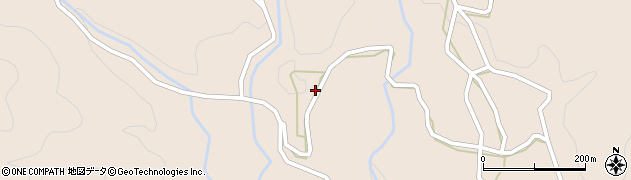 長野県南木曽町（木曽郡）田立周辺の地図