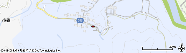 山梨県大月市梁川町立野1587周辺の地図