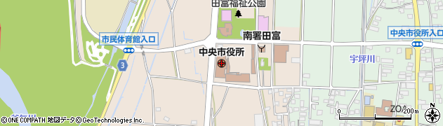 中央市役所　高齢介護課周辺の地図