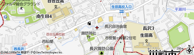 西長沢第3公園周辺の地図