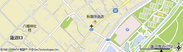 銚子信用金庫蓮沼支店周辺の地図